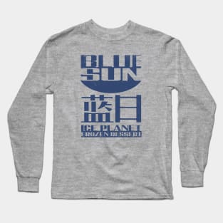 Blue Sun Ice Planet Dessert Long Sleeve T-Shirt